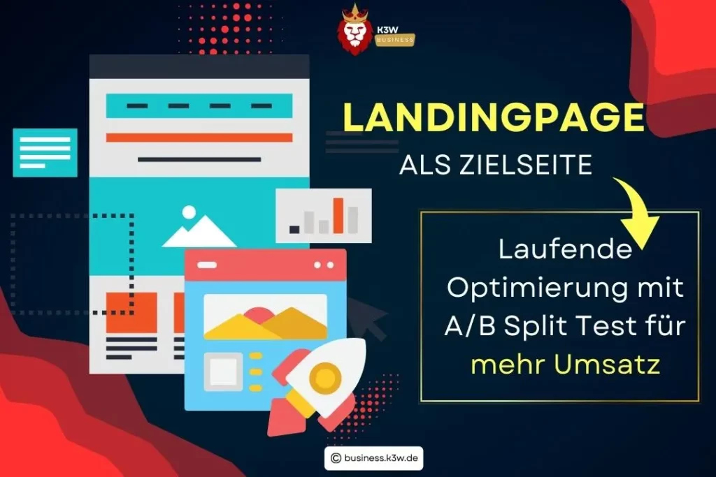 Infografik über Landingpages im Affiliate Marketing