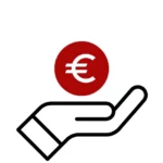 Das Bild beschreibt als Icon ein Nebeneinkommen als Möglichkeit um Geld zu verdienen.